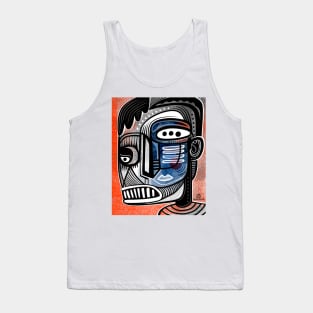 Abstract face Tank Top